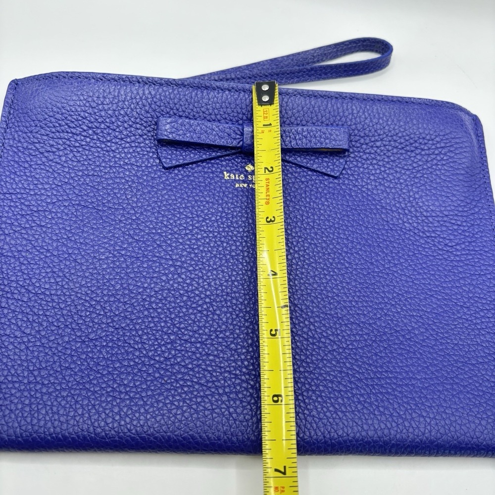 Kate Spade New York On Purpose Leather Wristlet‎ Blue - Picture 7 of 7